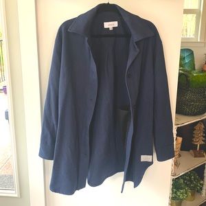 ANIAN painters coat shacket. Navy. Woman’s L. Paid $185. Amazing BC small shop.